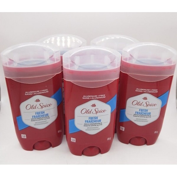 Old Spice 5 Pack Old Spice Fresh Fraicheur High Endurance