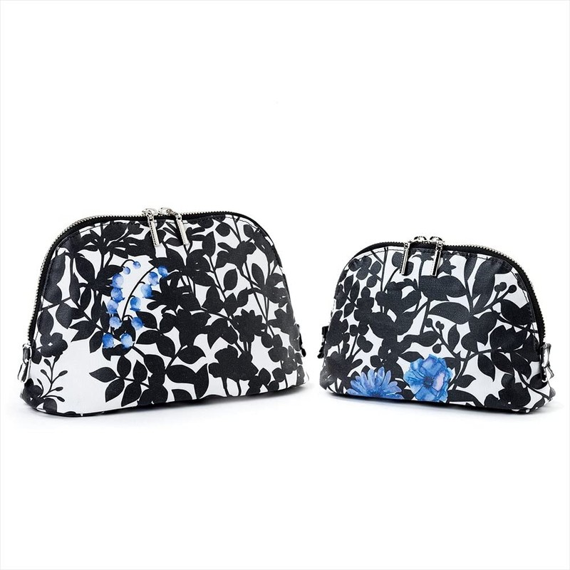 W1002610 Round Pouch (Large) Lily of the Valley Suzuran Botanical