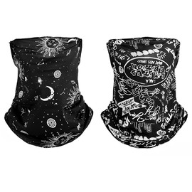 2pcs face shield,neck gaiter -Breathable & Lightweight Sun Protection,Suitable for men and women for sun protection, fishing, cycling