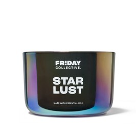 Friday Collective Star Lust Candle, Fresh & Clean Scented, Made with Essential Oils, 3 Wicks, 13.5 oz