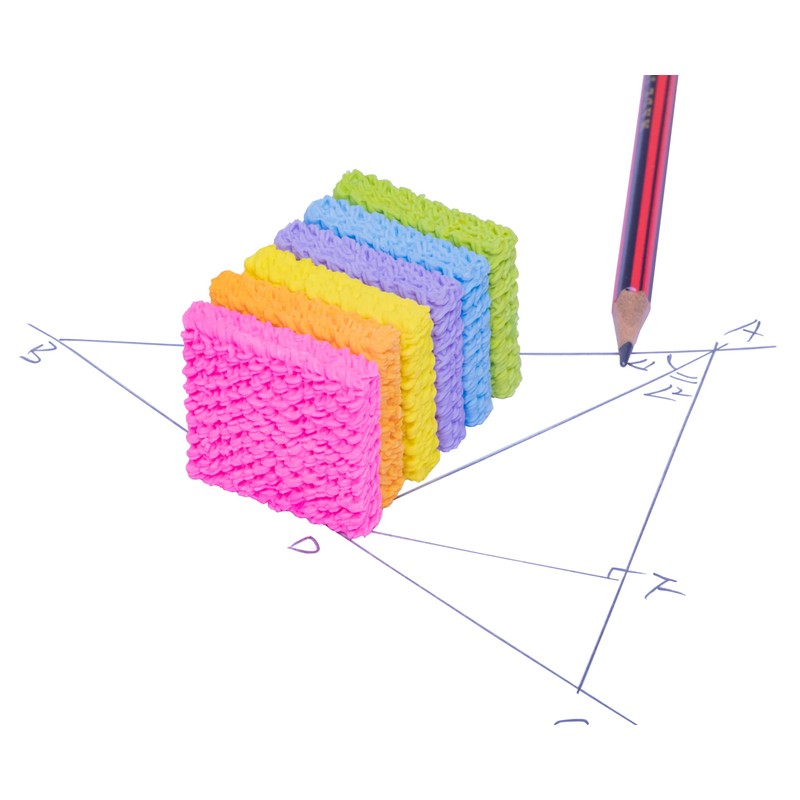 ROPTO 16 PCS Mini Food erasers for Kids Classroom Spicy