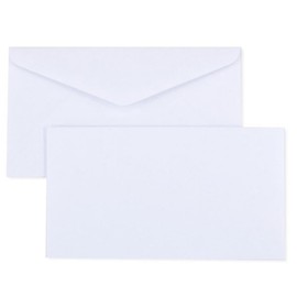 Envelopes, 7 envelopes, 7, 7, envelopes, greeting cards, invitations, white, 100 sheets (Without zip code frame)