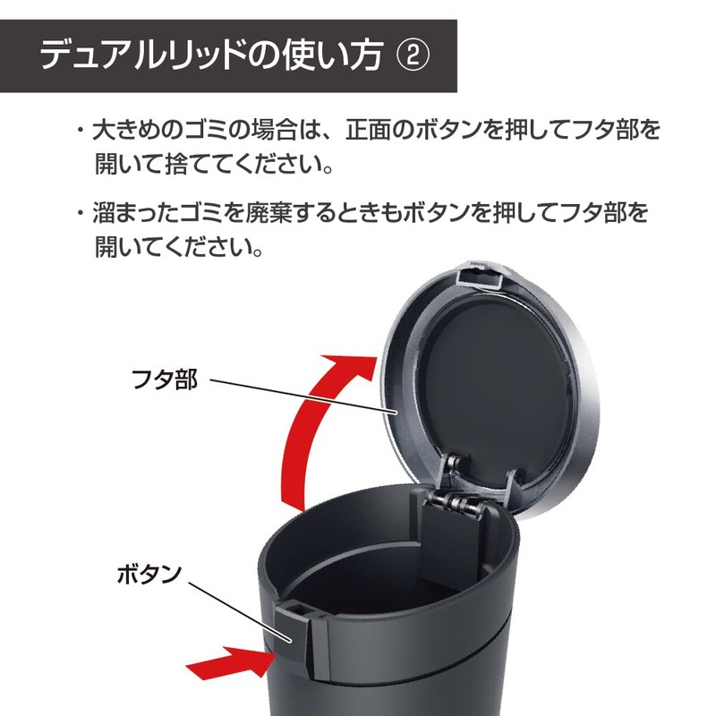 Seikou Sangyo ED-64 Car Goods Trash Can EXEA Soft Dust