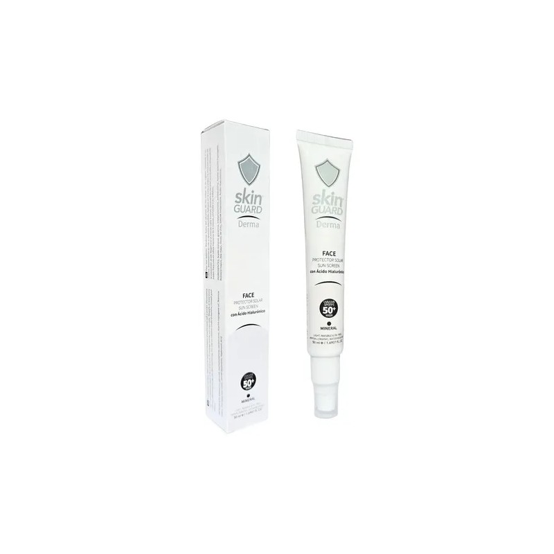 Protector Solar Facial Mineral Con Ácido Hialurónico Fps 50