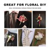 YAFIYGI 20Pcs Boutonniere Pins for Men Green Safety T-Shaped Pin