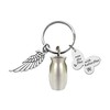 liduola Small Cremation Urn Keepsake Keychain for Ashes Mini Memorial