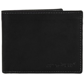 Greenburry Vintage Black Wallet Leather 12,5 cm