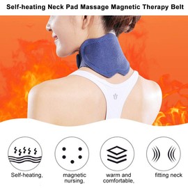TARSHYRY Neck Heating Pad, Magnetic Therapy Belt for Neck Self-Heating Neck Pad Neck Pillows for Neck,Heat Therapy Neck Massager for for Soreness & Stiffness Relief