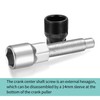 lzijun Crank Puller Bicycle Crank Puller and Bottom Bracket Tool,