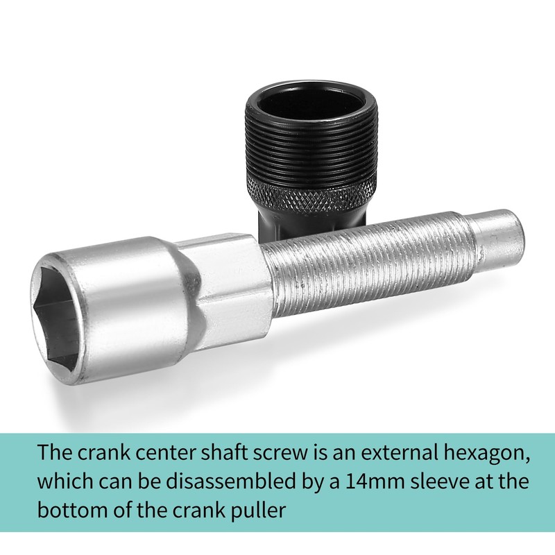 lzijun Crank Puller Bicycle Crank Puller and Bottom Bracket Tool,