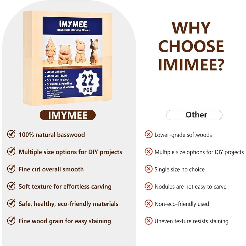 Quuylin Linden Carving Wood