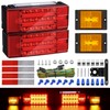 Kohree 12V Submersible LED Trailer Lights Kit, Super Bright LED