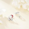 Bowling Earrings S925 Sterling Silver Bowling Stud Earrings for Women