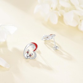 Bowling Earrings S925 Sterling Silver Bowling Stud Earrings for Women Jewellery for Mothers and Bowling Fans