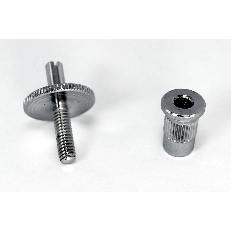 Bitterroot Bridge Insert Post Nashville Thumbwheel Chrome 080669CH