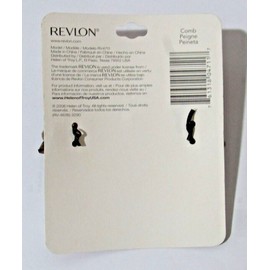 Revlon Brown Beads Hair Comb 2-1/2" wide 2" tall