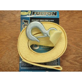 FULTON BOAT TRAILER WINCH STRAP 220 WS20HD0600 2" 20FT HEAVY DUTY MARINE YELLOW HD