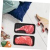 Abaodam 2Sets Realistic Fake Steak Model Lifelike Meat Decor for