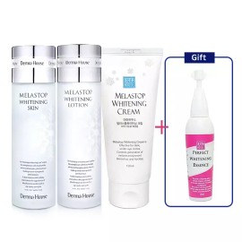 화이트닝 대용량3종(미백스킨+미백로션+대용량크림)+화이트닝 에센스 Whitening Large Size 3 Set (Whitening Toner + Whitening Lotion + Large Size Cream) + Whitening Essence
