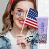Freeorr Red White Blue Face Body Hair Glitter Gel, USA