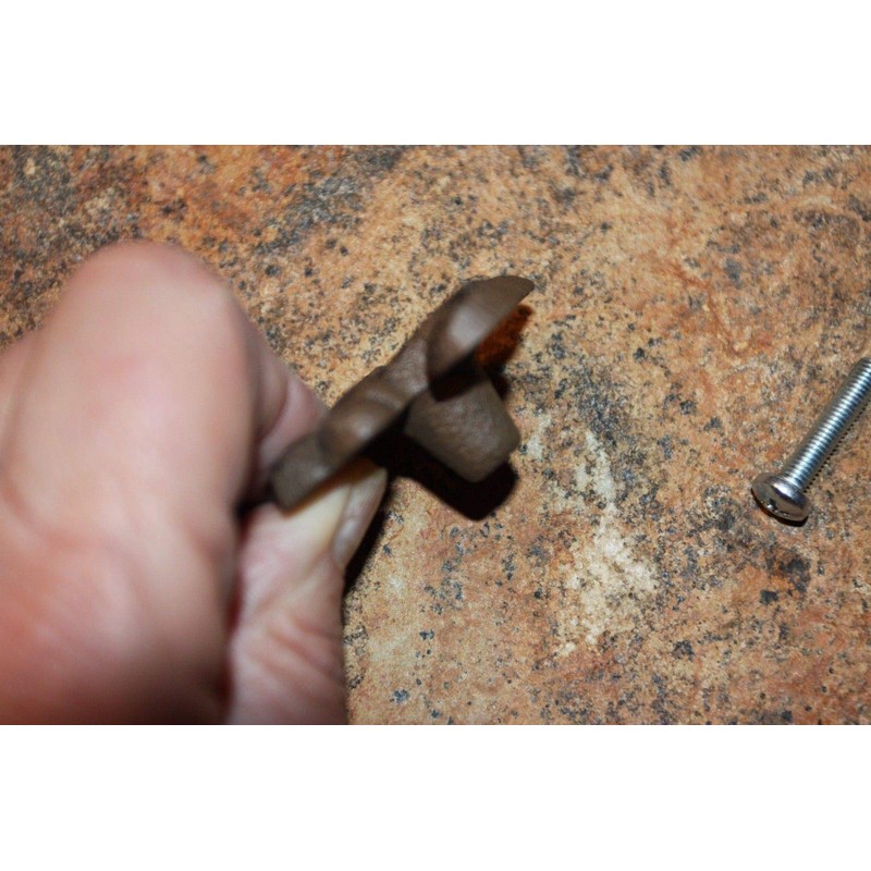 Pack of 10 Cast Iron Fleur De Lis Knobs Cabinet