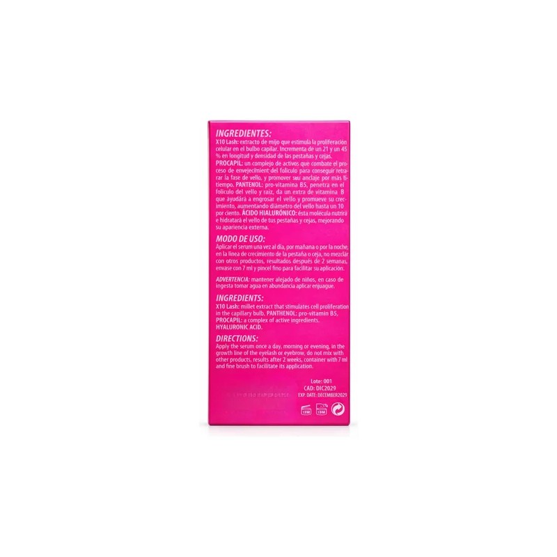 Kit 3 Serum Pestañas Cejas Crecimiento Volumen Rimel 7ml Cu