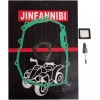 JINFANNIBI Clutch Cover Gasket and Oil Filter Spinner Spark Plug