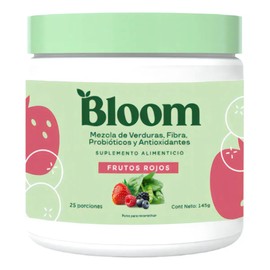 Bloom Fibra Polvo Fresa Kiwi 145g - 25 Porciones