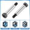 uxcell Alloy Steel Hexagon Socket Head Shoulder Screws Bolts, 2"