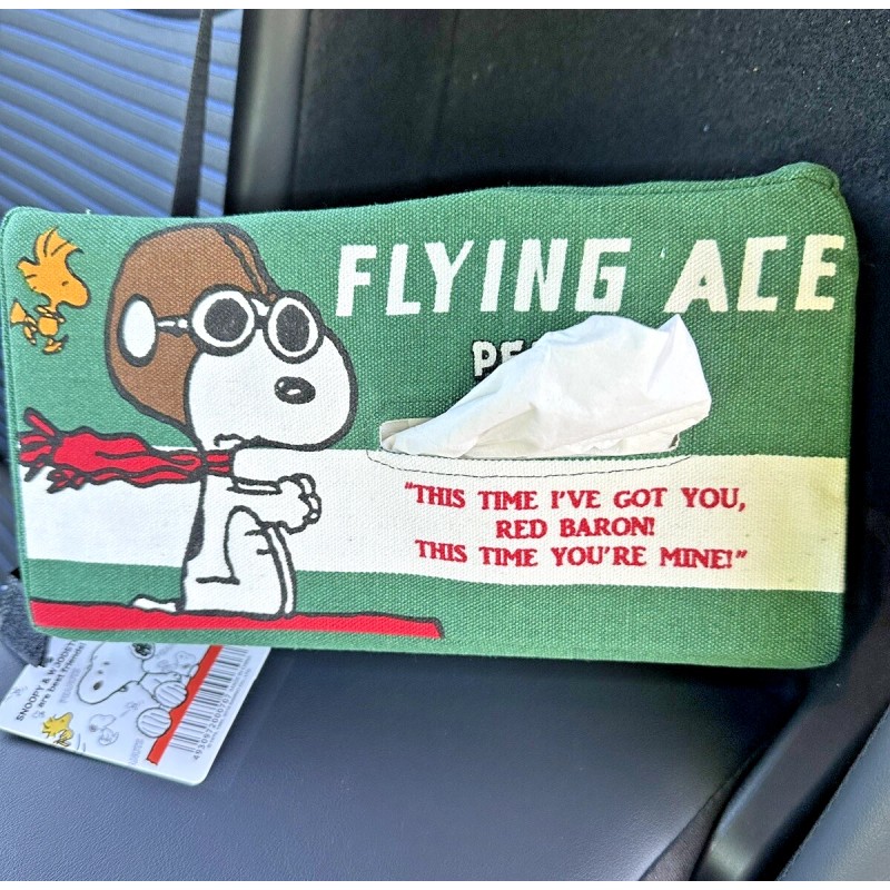 PEANUTS Snoopy Tissue Box Cover Japan