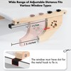AMOSIJOY Cat Sill Window Perch Sturdy Cat Hammock Window Seat