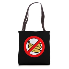 Funny No Bananas on Boat Banana Hater Boat Rules Tote Bag