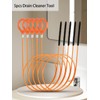 50 Inch Drain Snake Hair Drain Clog Remover Tool, 5
