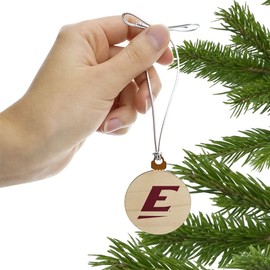 GRAPHICS & MORE Eastern Kentucky Secondary Logo Mini Small Tiny Wood Christmas Tree Holiday Ornament