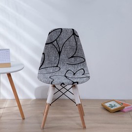 CHNSHOME Chair Covers Dining Room Chairs Scandinavian Chair Covers Stretch Scandinavian Dining Room Chairs Kitchen Chair Slipcovers Set of 6