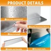 8 Pcs Gutter Valley Splash Guard,Straight Rain Diverter Roofing Gutter