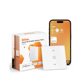 Refoss WLAN Roller Shutter Switch with Apple HomeKit, Smart Roller Shutter Timer Switch, WiFi Blinds Switch with Percentage Control, Smart Home Roller Shutter Control, Compatible with Alexa, Google,