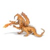 Papo 38938 Zweiköpfiger Drache, Spiel, Gold, Unisex-Kinder, Moyen