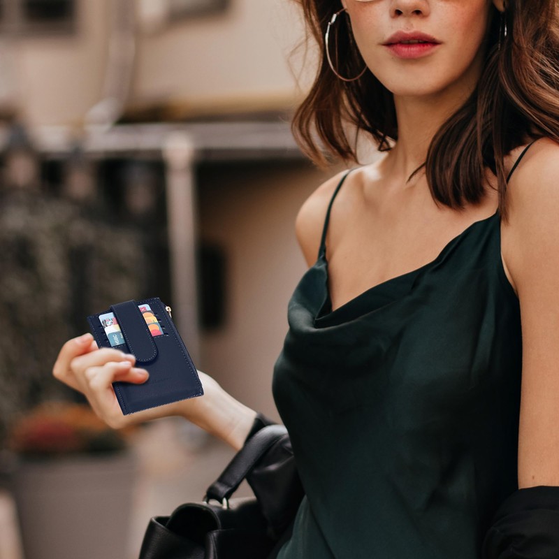 Chelmon Womens Walllet Slim RFID Blocking Bifold Multi Card Case