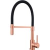 Pirooso Copper Kitchen Faucet, Kitchen Sink Faucet with Pull Down