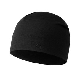 Tom Fyfe Merino Beanie Unisex 100% Merino Wool Made in Europe, black