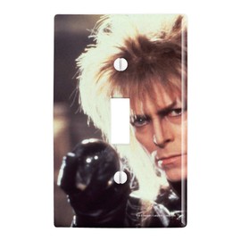 GRAPHICS & MORE Labyrinth Goblin King Crystal Ball David Bowie Jareth Plastic Wall Decor Toggle Light Switch Plate Cover