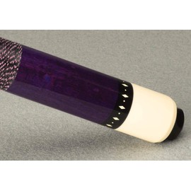 McDermott Lucky L71 Two-Piece Billiards Pool Cue Stick 3/8 x 10 - Purple