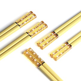 5 Pairs Chopsticks, Reusable Fiberglass Chopsticks, Multicolor Chopsticks Chinese Japanese Chop Sticks Dishwasher Safe Non-Slip Chopsticks Gift Set