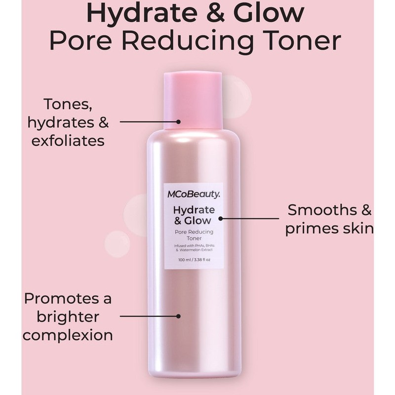 MCoBeauty Hydrate & Glow Pore Reducing Toner 100ml