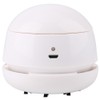 Mini Rechargeable Portable Desktop Vacuum Cleaner Dust Collector Cleaning Machine(white)