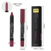 evpct DNM 1Pcs Wine Red Matte Lipstick and Lip Crayon