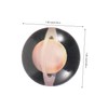 LALAFINA 10pcs Round Glass Patches Craft DIY Jewelry Materials Scratch-Resistant