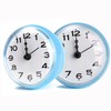 Cisixin Bathroom Waterproof Clock Sucker Kitchen Bathroom Electronic Anti-Fog Wall