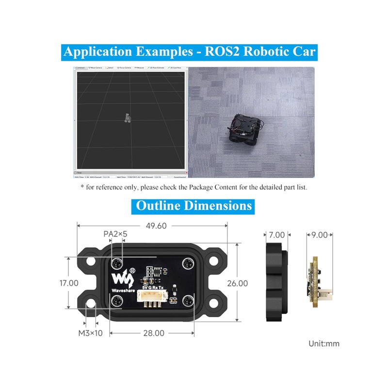10-Axis ROS IMU Sensor Integrated with ARM 32-bit DSP Processor/BLE